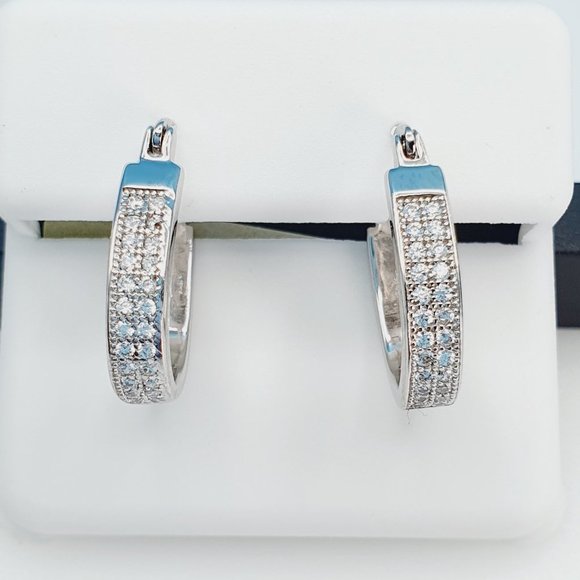 Jewelry - "925 Sterling Silver Cubic Zirconia Earrings, UU1P6A6139